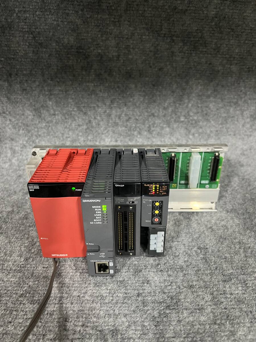 三菱電機 中古品 セット2 Q04UDVCPU Q61P Q35B Q61BT11N QH42P 三菱電機 中古品 セット2 Q04UDVCPU Q61P Q35B Q61BT11N QH42P