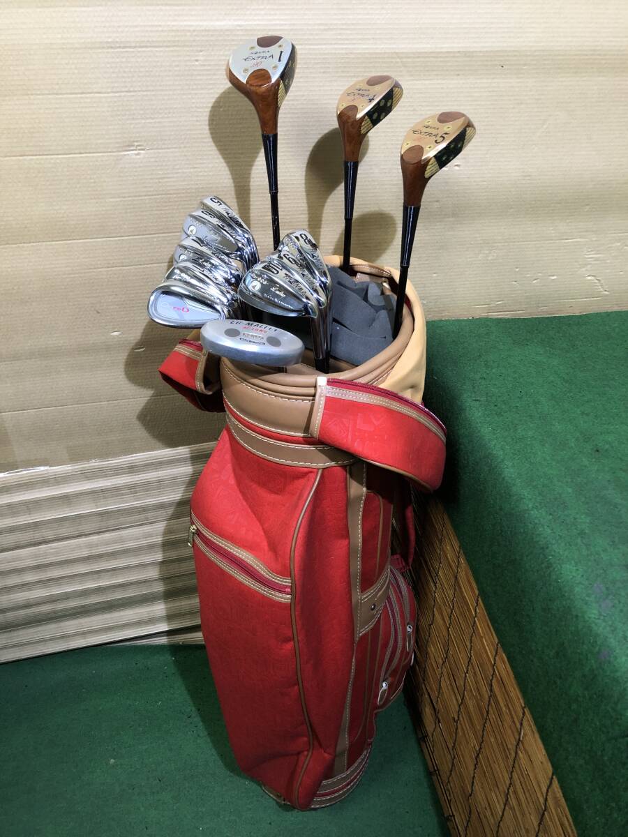 送料無料/おてがる配送☆レディース向け☆中古ゴルフクラブセット☆本間ゴルフ/HONMA EXTRA90/CL-606 など 12本組〔4862〕※ＳＷは社外品