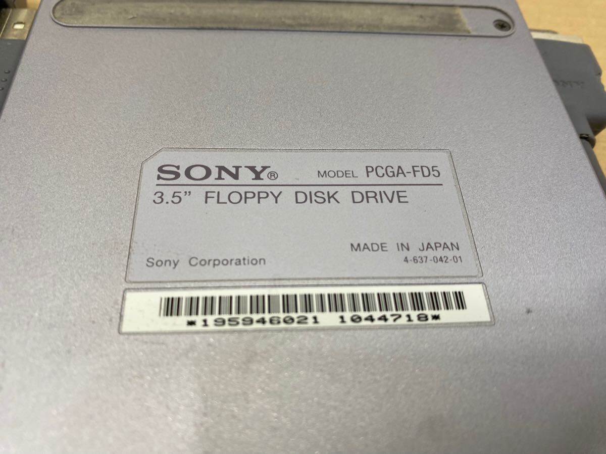 SONY ソニー VAIO フロッピーディスクドライブ PCGA-UFD5 PCGA-FD5