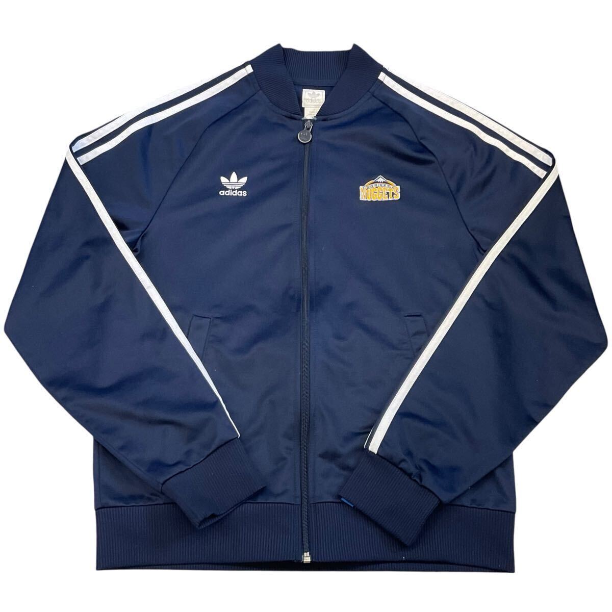 【メーカー再生品】 adidas トレフォイル ライン ネイビー S トラックジャケット アディダス