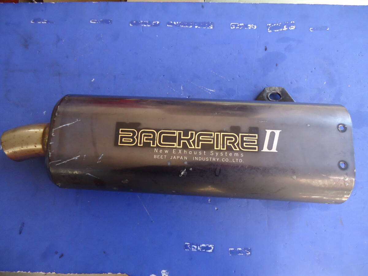 当時物 BEET BACKFIRE II マフラー ビートバックファイヤⅡ Yahoo!オークション - BEET マフラー バックファイヤーⅡ ビート
