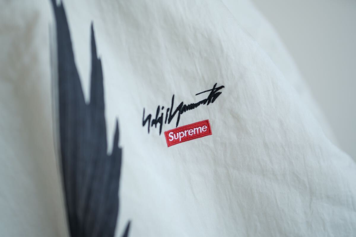 Supreme × yohji yamamoto × tekken ロゴ刺繍 ブルゾン XL 白 Supreme × yohji yamamoto × tekken ロゴ刺繍 ブルゾン XL 白