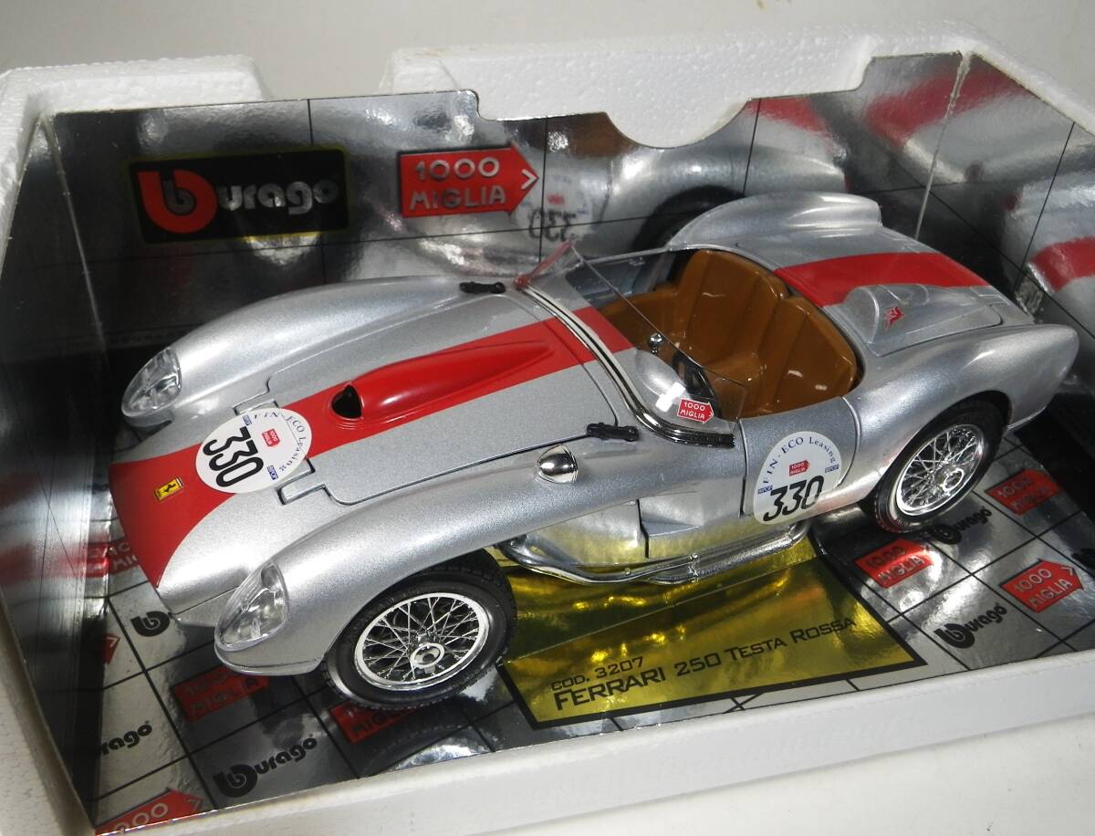 Bburago 1000 MIGLIA FERRARI 250 TESTA ROSSA 1957 フェラーリ テスタロッサ ミッレミリア 330 レーシングカー ミニカー ダイキャスト製