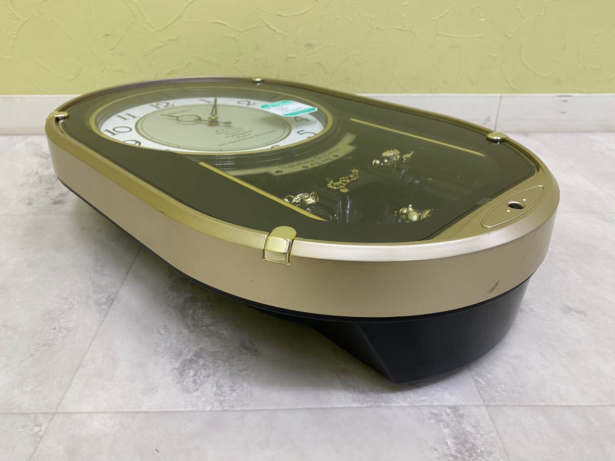 壁掛け時計 Yahoo!オークション - SU SEIKO セイコー 壁掛け時計 AM619N zigzag ア