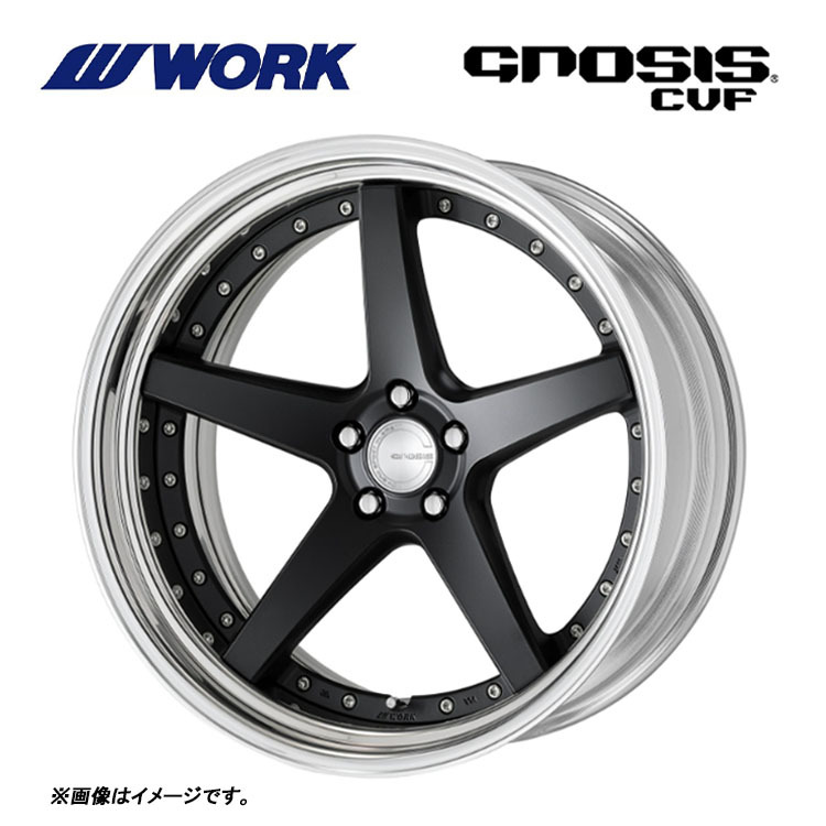 送料無料 ワーク GNOSIS CVF STEP RIM ミドルコンケイブ STANDARD Adisk 11.5J-21 +65~-51 5H-112 【1本単品 新品】