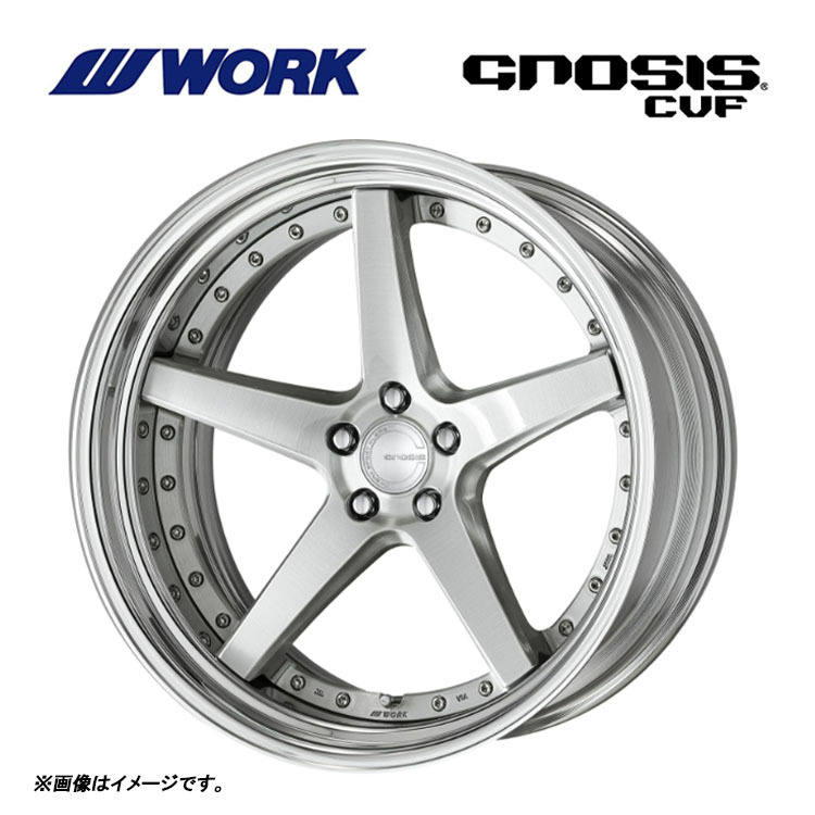 送料無料 ワーク GNOSIS CVF STEP RIM ミドルコンケイブ DEEP RIM Odisk 8.5J-21 +39~-1 5H-112 【1本単品 新品】