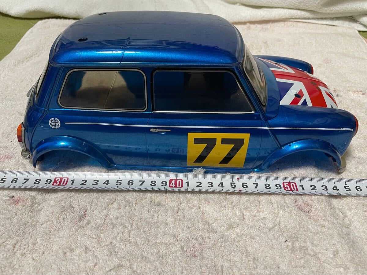  радиоконтроллер RC корпус Mini Cooper Tamiya Tamiya M шасси для ремонт есть первый период предмет 