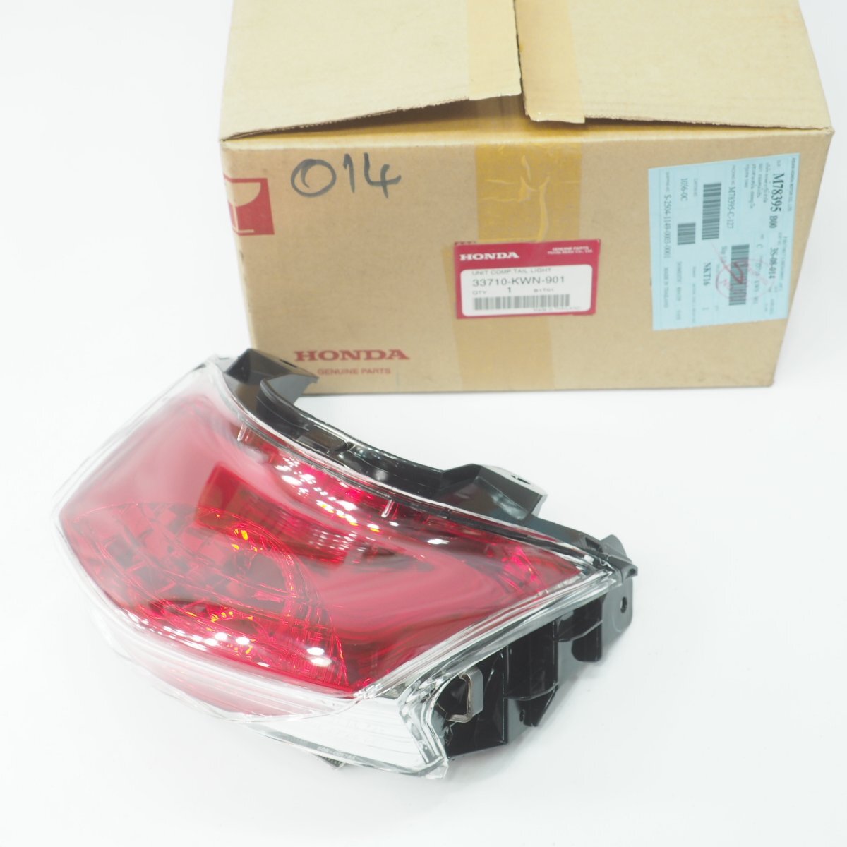 新品PCX125 JF28 PCX150 KF12純正テールランプ ノーマル テールライトKWNストップランプ ライト