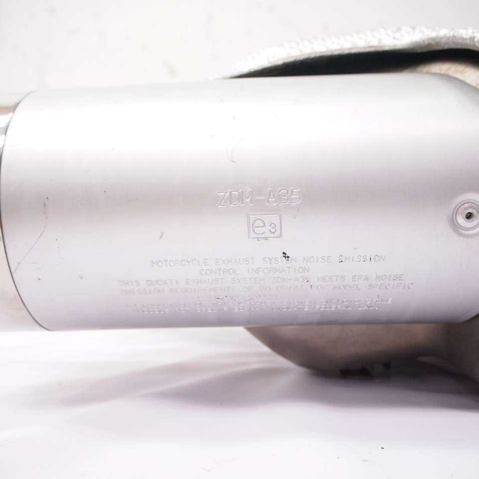 DUCATI Ducati multi Strada 1000 оригинальный глушитель muffler термозащита ZDM-A35 техосмотр "shaken" .MTS1000