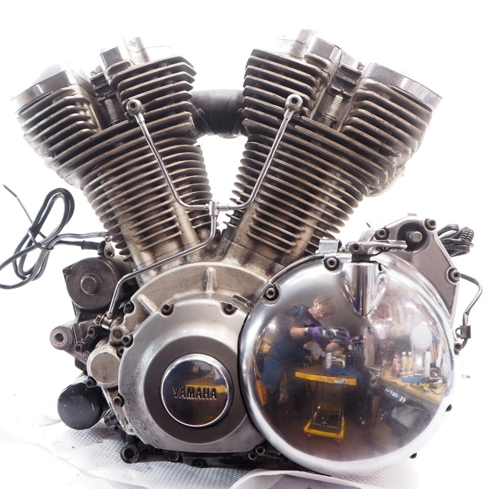 XV1600ロードスター VP12J エンジンP609E-000xxxクランキングOK ミッションOK シリンダー ピストン