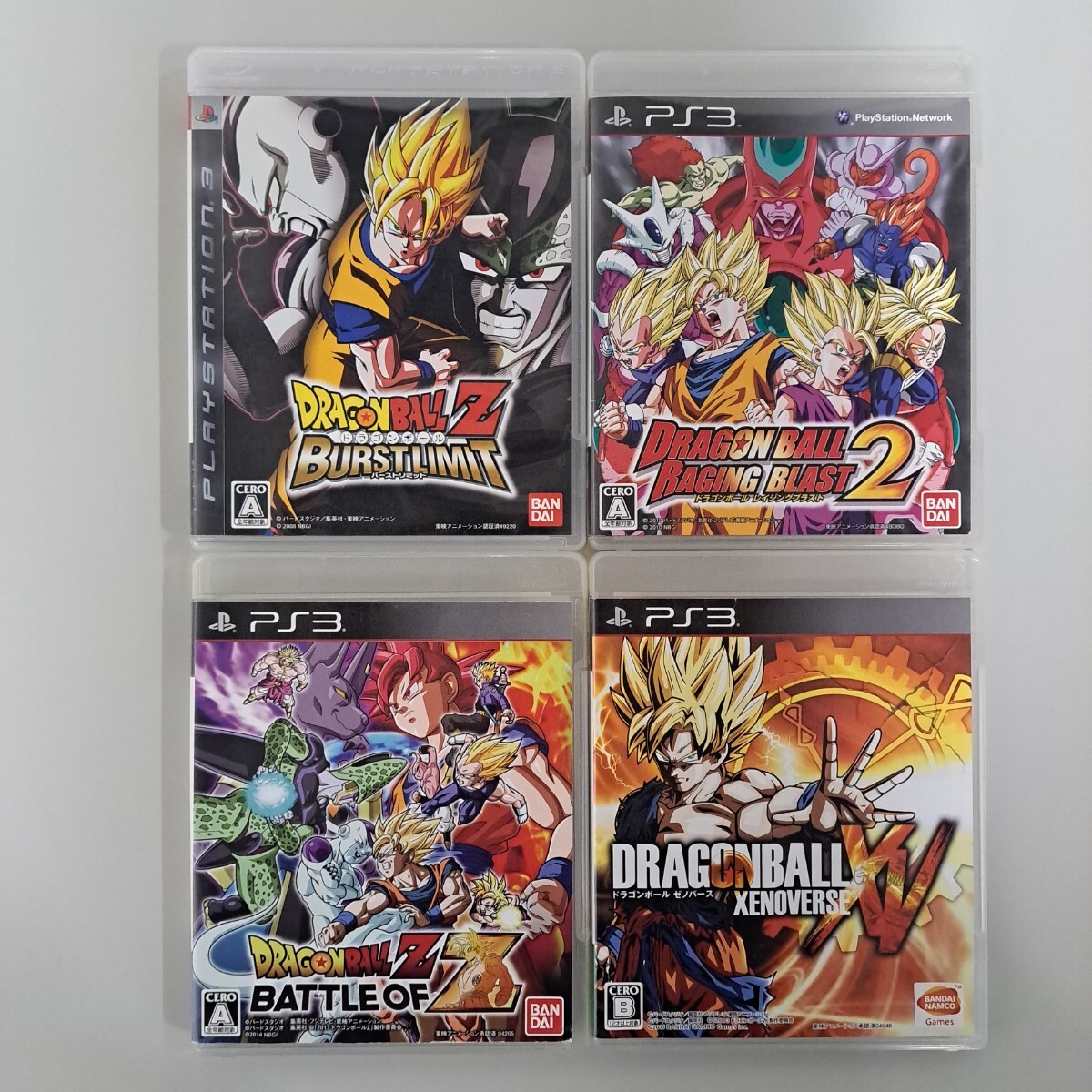 ★即決★送料無料★【PS3】 ドラゴンボール Zバーストリミット・レイジングブラスト2・ZバトルオブZ・ゼノバース セット