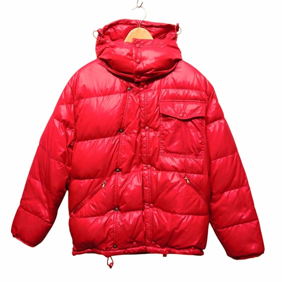 99 青タグ OLD MONCLER オールド モンクレール ダウンジャケット カラコルム レッド サイズ 1 41324-50-68950