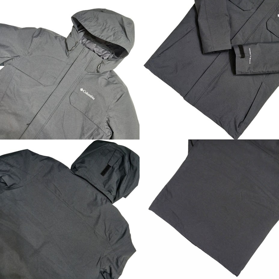 Columbia コロンビア マウンテンパーカー クローバーデールIIインターチェンジジャケット ジップアップ ブラック 3WAY WE4191 サイズ M