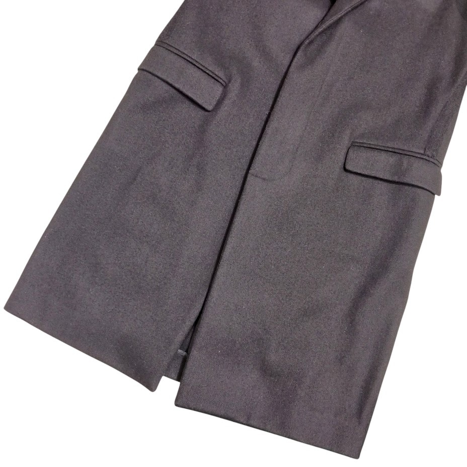 MAISON FLANEUR メゾンフラネ ウール チェスターコート ブラック 15WMUCP112 963841 サイズ 44_画像4