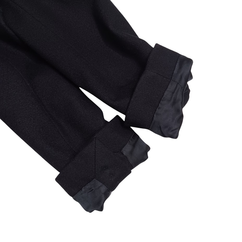 MAISON FLANEUR メゾンフラネ ウール チェスターコート ブラック 15WMUCP112 963841 サイズ 44_画像7