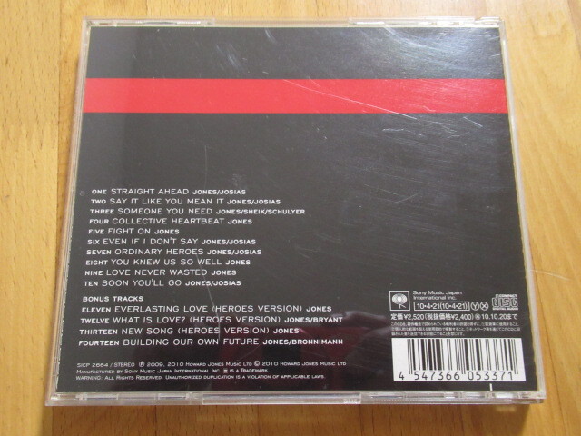 HOWARD JONES ハワード・ジョーンズ オーディナリー・ヒーローズ【帯付国内盤CD】送料無料～_画像2
