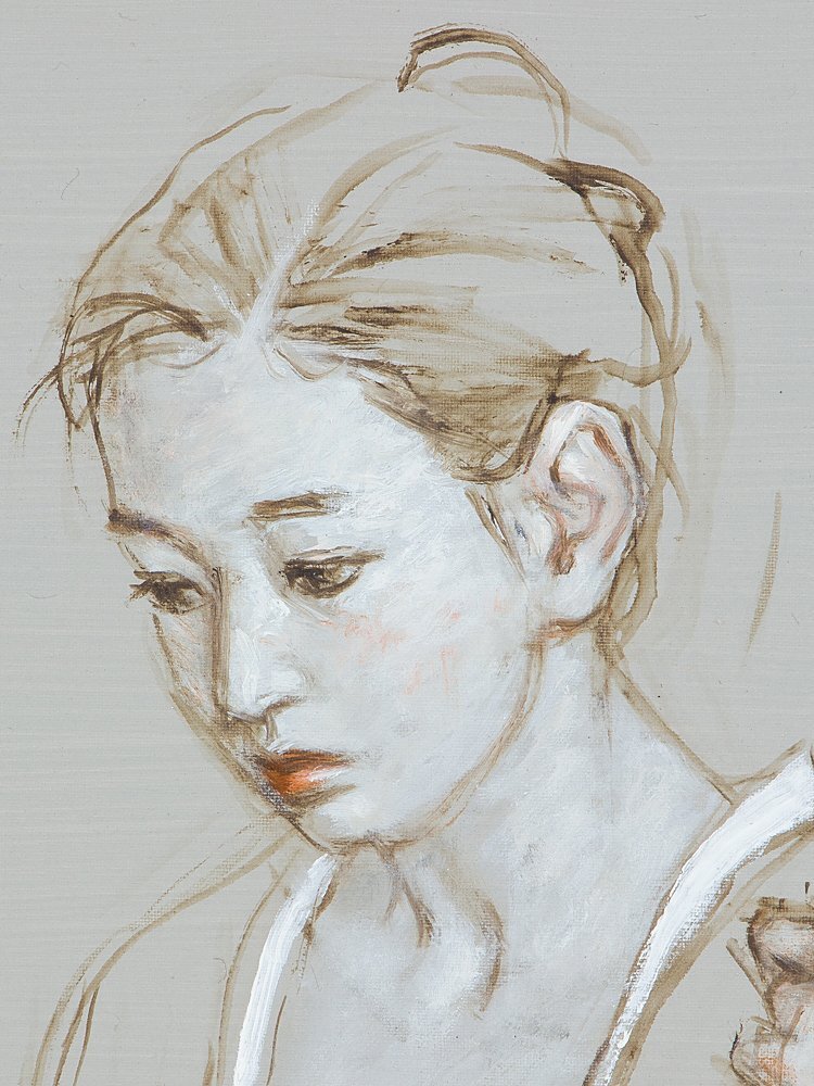 五】真作 高塚省吾 『裸婦』 油彩 額装 / 透明感のあるヌードを 五】真作 高塚省吾 『裸婦』 油彩 額装 / 透明感のあるヌードを