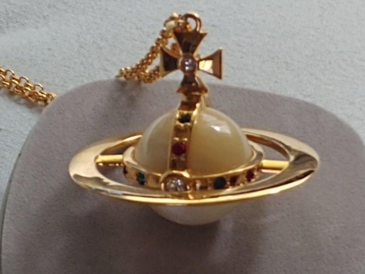 ja Ian too-bVivienneWestwood ACCESSORIES колье подвеска o-b Gold GOLD редкость Vivienne box кейс редкий 