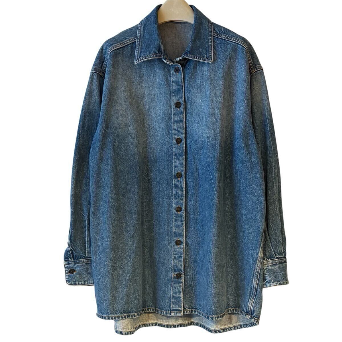THE ROW Frannie Shirt オーバーサイズデニムシャツ サイズXS THE ROW Frannie Shirt オーバーサイズデニムシャツ サイズXS