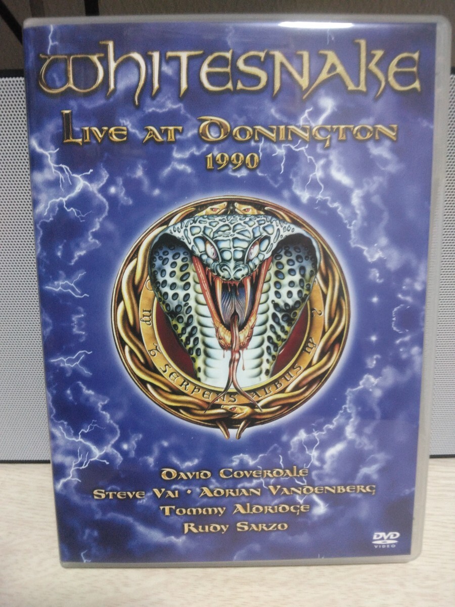 ☆WHITESNAKE☆LIVE AT DONINGTON 1990【国内盤帯付】ホワイトスネイク DVD