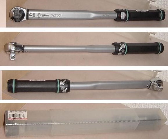 Yahoo!オークション - Wera 7003 トルクレンチ 40-200NM 中古 Yahoo!オークション - Wera 7003 トルクレンチ 40-200NM 中古