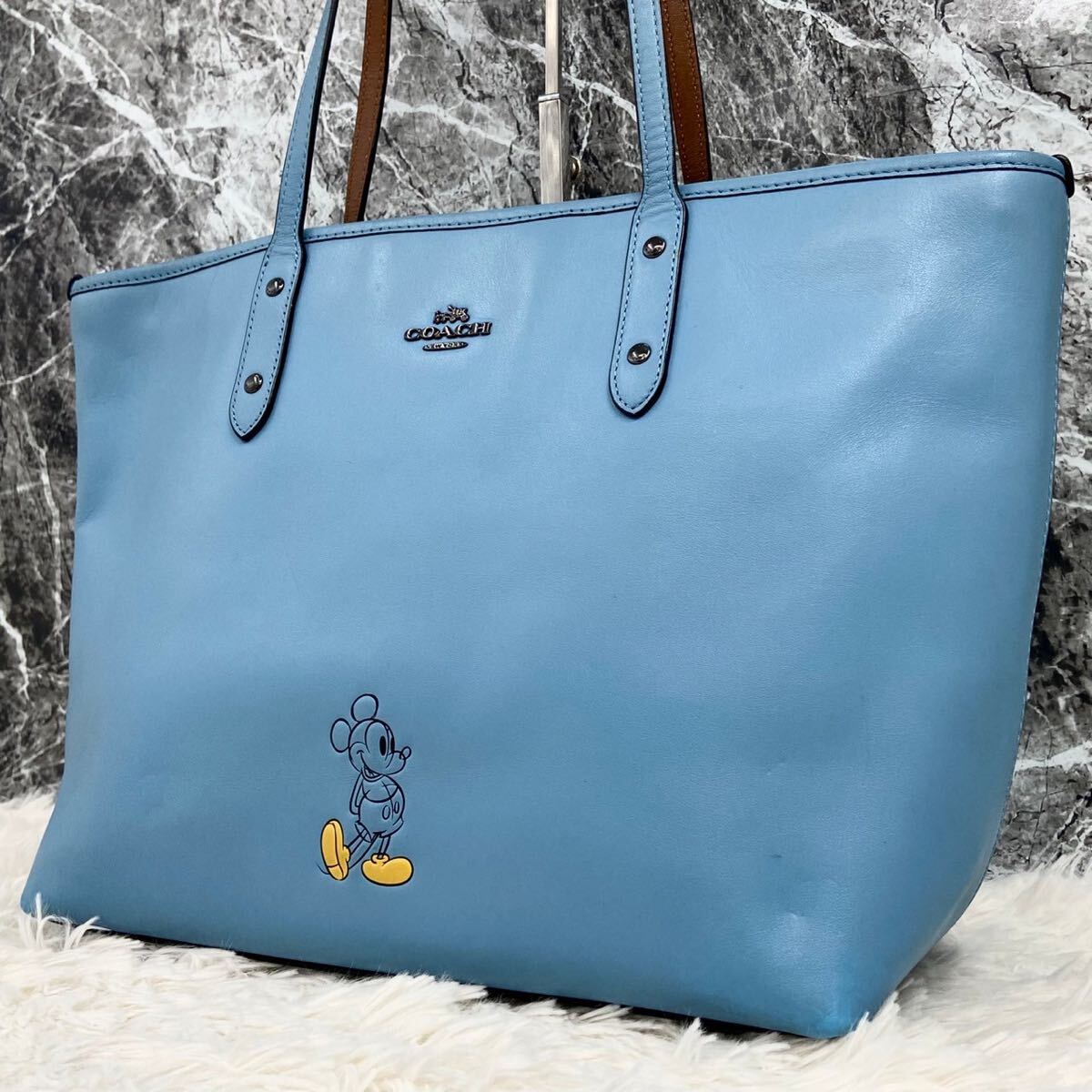 1円〜【超希少 A4収納】コーチ COACH トートバッグ ディズニー 1円〜【超希少 A4収納】コーチ COACH トートバッグ ディズニー