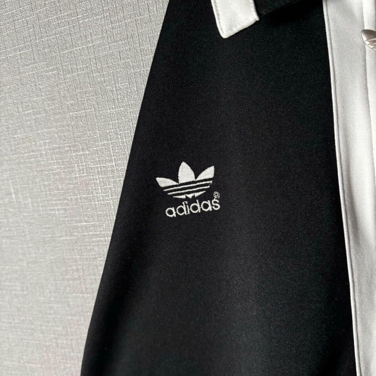 希少☆90s アディダス adidas 刺繍ロゴ リブライン トラック 希少☆90s アディダス adidas 刺繍ロゴ リブライン トラック