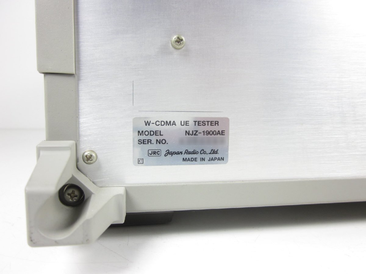 中古】W-CDMA小型移動機テスタ NJZ1900AE 日本無線 【送信周波数 中古】W-CDMA小型移動機テスタ NJZ1900AE 日本無線 【送信周波数