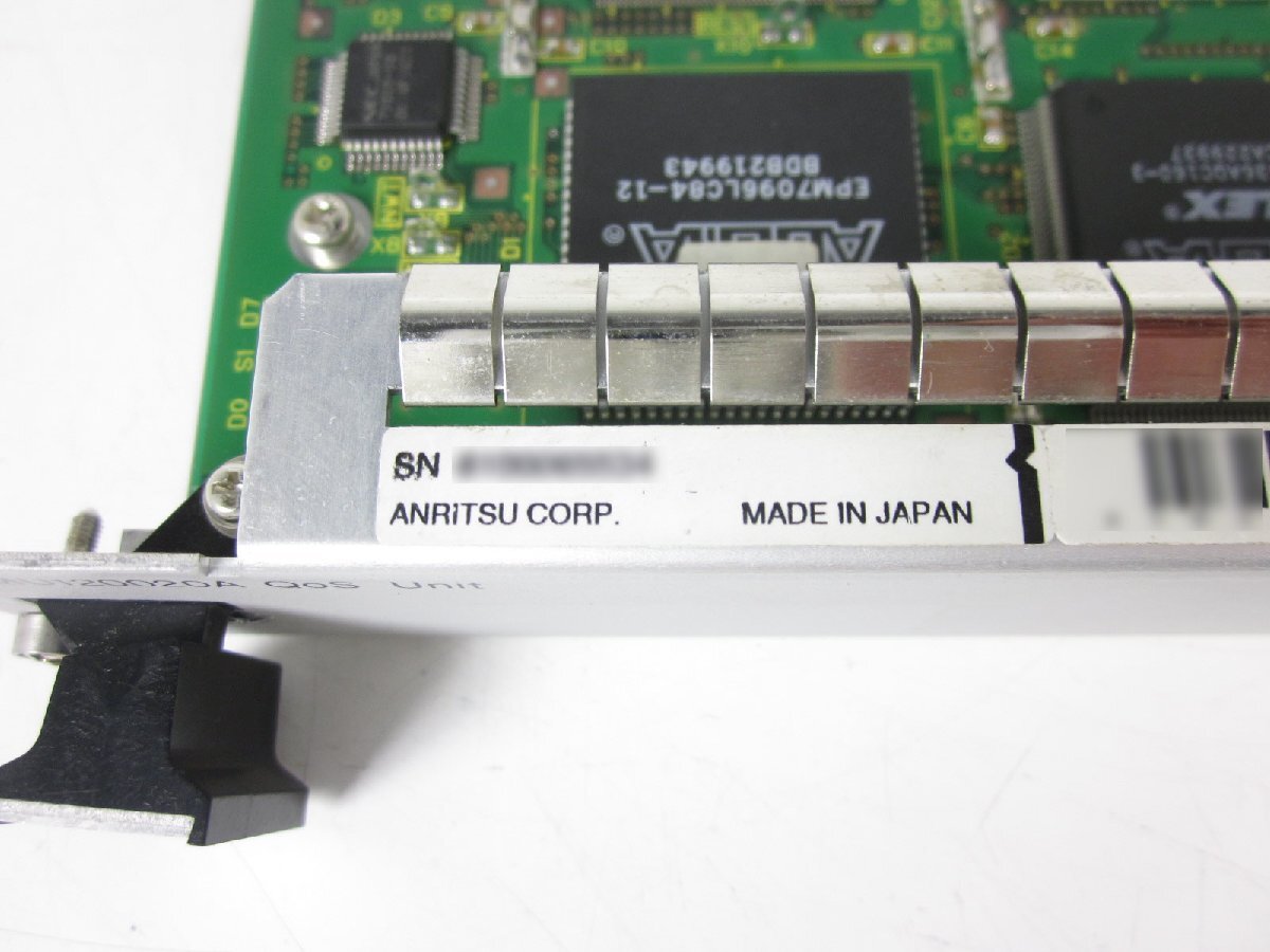 中古】QOSユニット MU120020A アンリツ Anritsu MP1220A用 中古】QOSユニット MU120020A アンリツ Anritsu MP1220A用