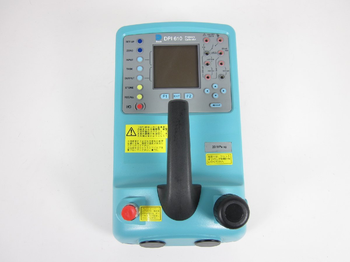 中古】ポータブル圧力校正器(0~20MPa sg) DPI610I GE 中古】ポータブル圧力校正器(0~20MPa sg) DPI610I GE