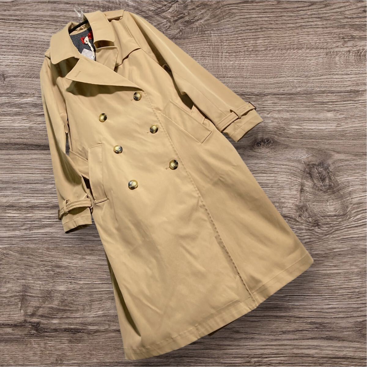 新品未使用 somari imagination トレンチコート ベージュ_画像4