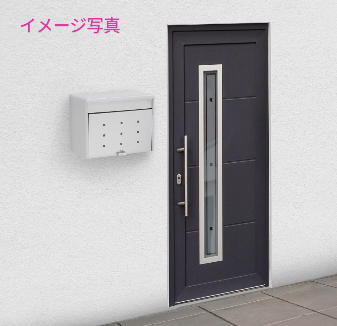 y121804fk グリーンライフ ポスト 壁掛け 大型 メール便対応 【日本製】ステンレス B4封筒が受取れる 奥行25.0×高さ33.0×幅43.0cm PH-70