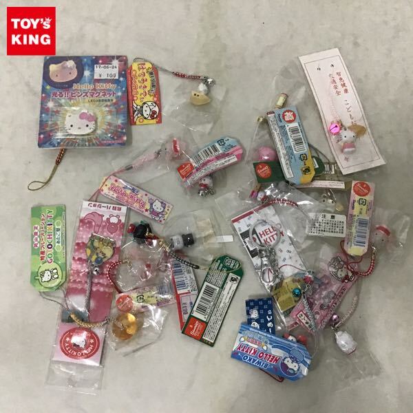 1円〜 ハローキティ ご当地 根付ストラップ 瀬戸内限定 光る!!ピンズマグネット 他