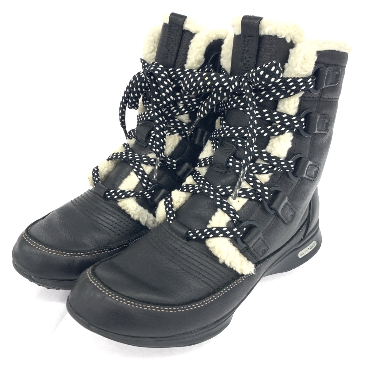 ◆Reebok リーボック ブーツ 24.5◆ ブラック レディース 靴 シューズ ブーティー boots