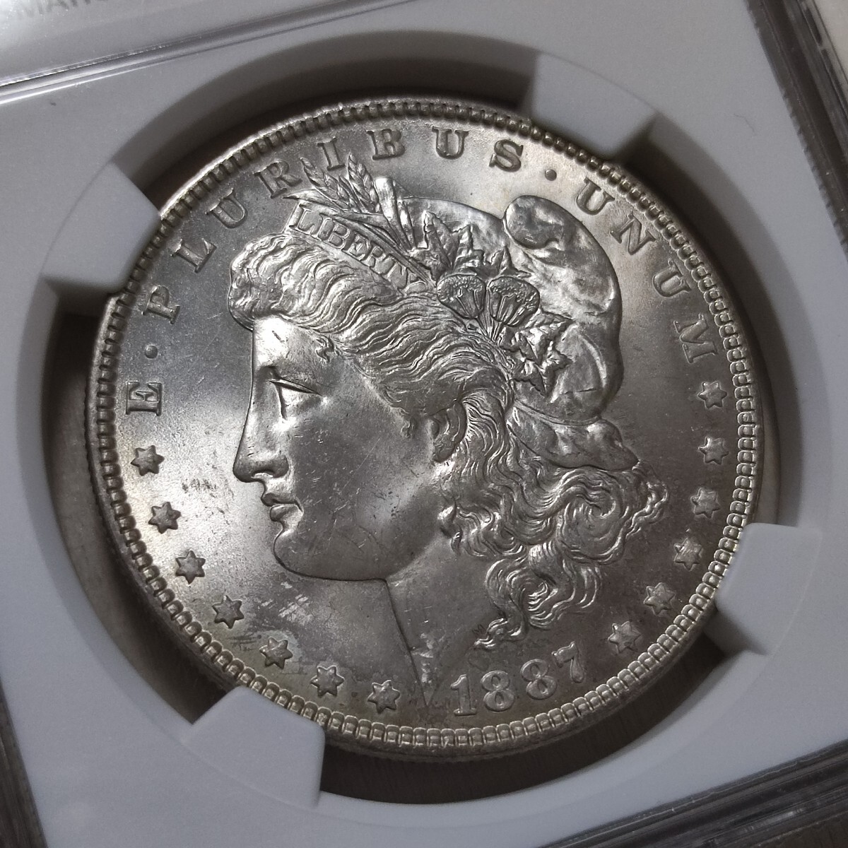 NGC MS64 1887 モルガンダラー 銀貨 1ドル銀貨 アンティーク NGC MS64 1887 モルガンダラー 銀貨 1ドル銀貨 アンティーク