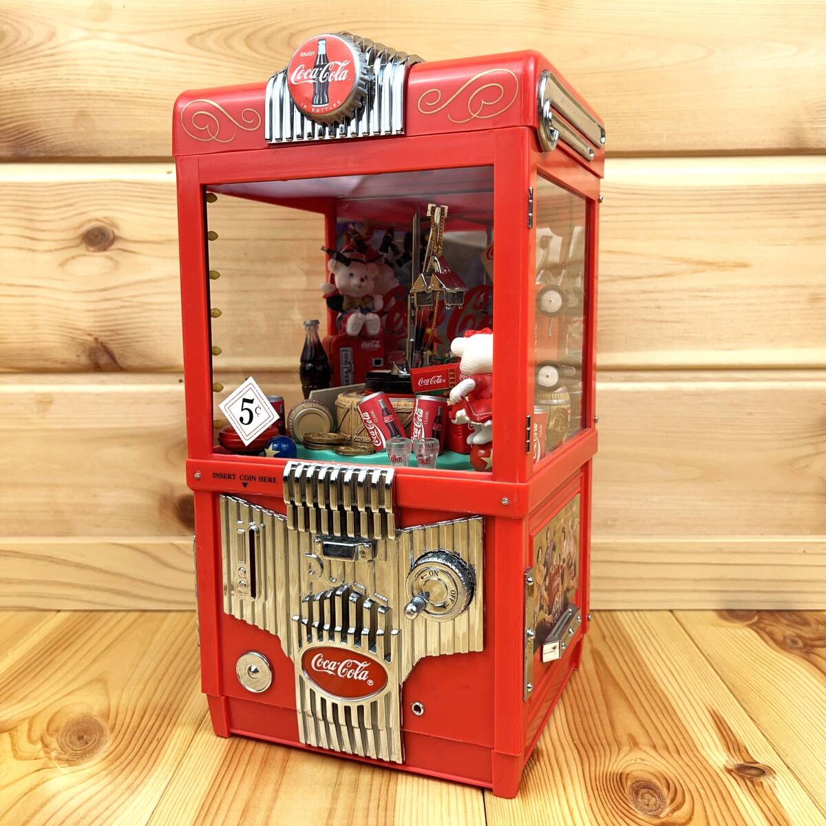 激レア 1997年製 コカコーラ クレーンゲーム型オルゴール UFO 激レア 1997年製 コカコーラ クレーンゲーム型オルゴール UFO