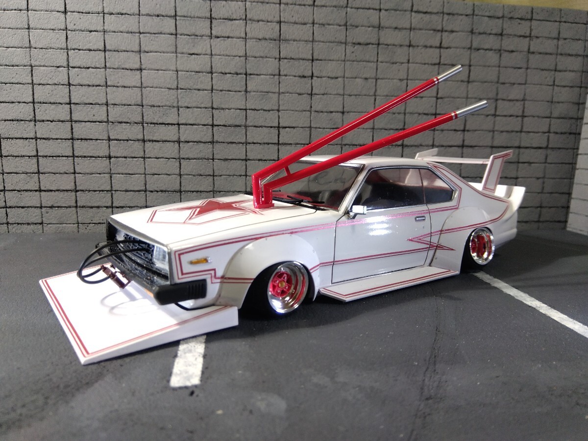 アオシマ1/24ジャパン街道レーサー旧車グラチャン族車ワークス アオシマ1/24ジャパン街道レーサー旧車グラチャン族車ワークス