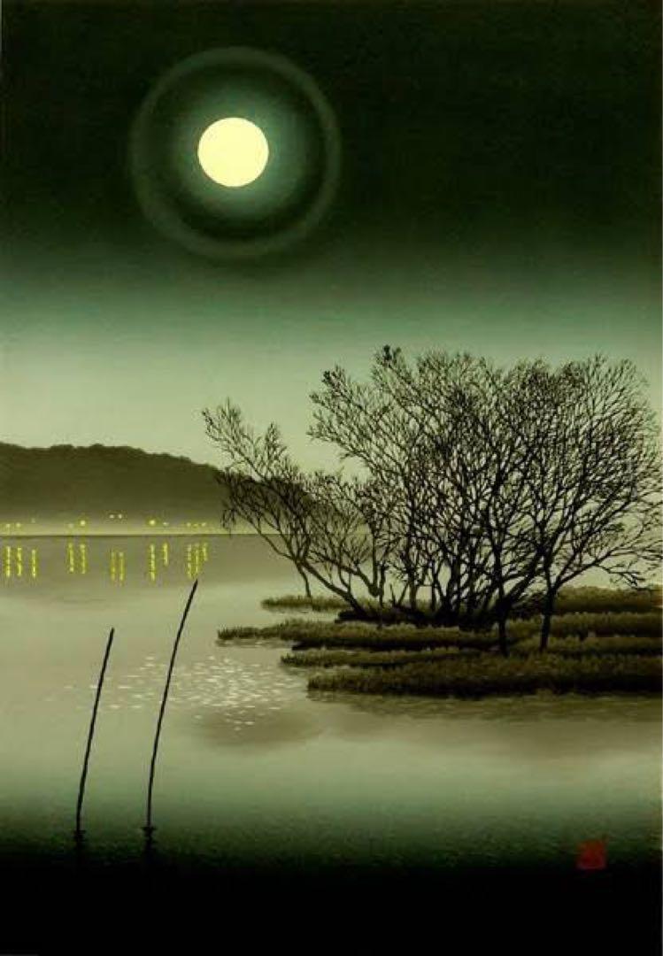 楽天市場】宮本秋風 木版画『京の四季』 豪華専用木製額つき
