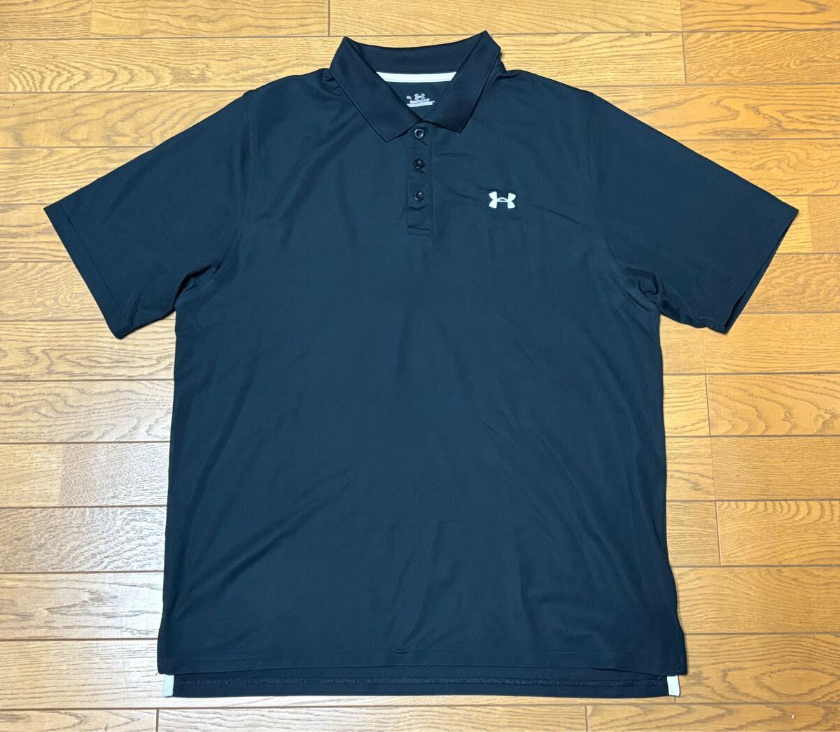 UNDER ARMOUR MEN’S SHORT SLEEVE SHIRTS (Black) size-XL(着丈78身幅70) 中古 送料無料 NCNR