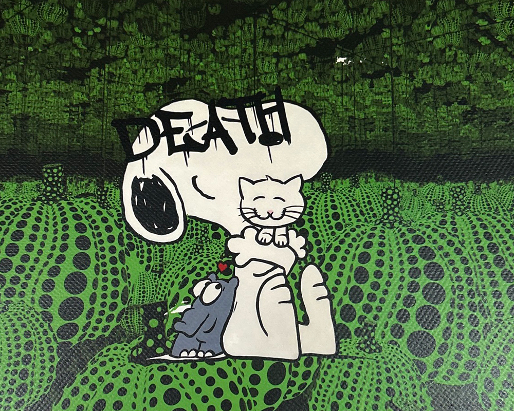 DEATH NYC/限定アートポスター/スヌーピー /SNOOPY/かぼちゃ Yahoo!オークション - DEATH NYC スヌーピー SNOOPY 草間彌生