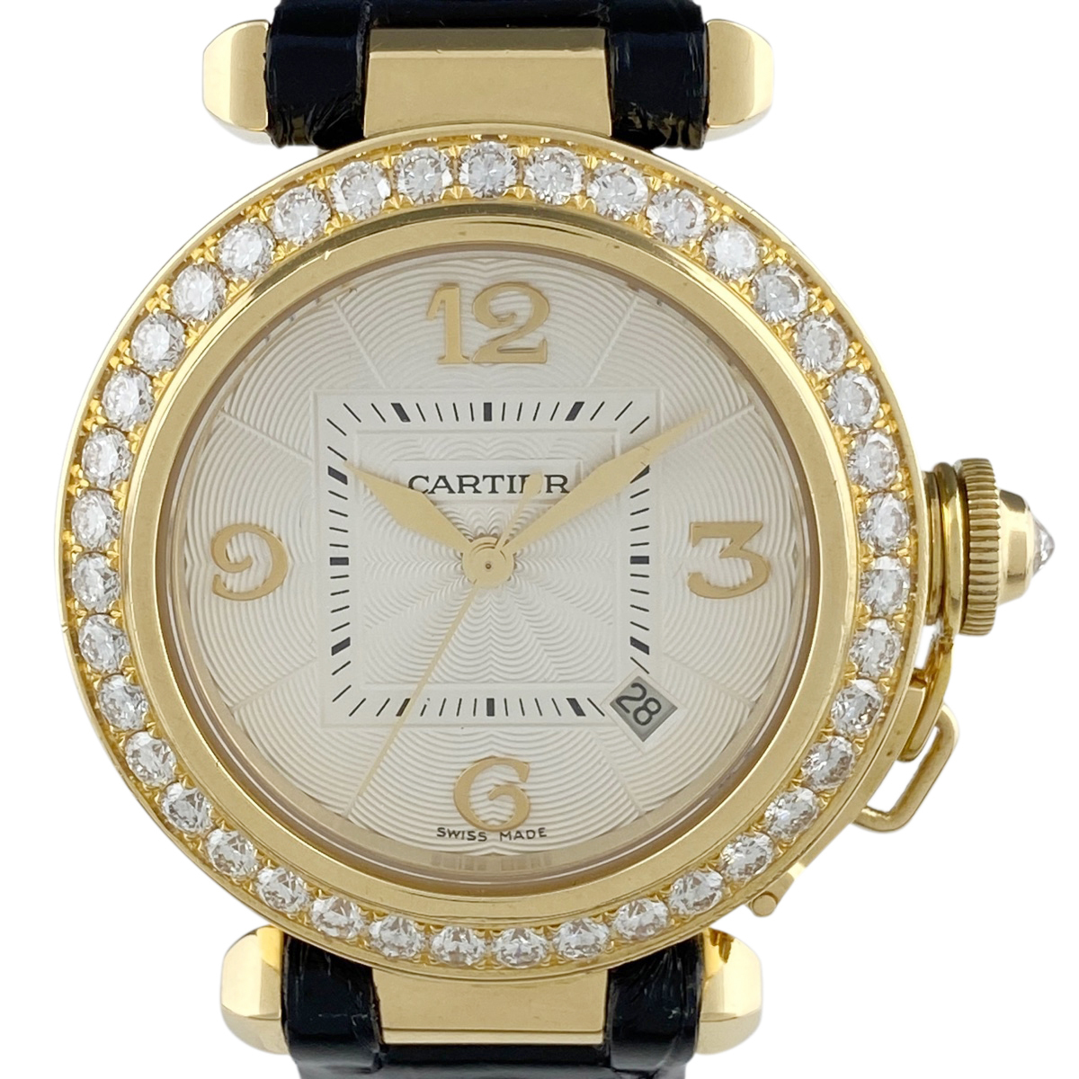 カルティエ CARTIER パシャ 32 WJ111551 腕時計 YG PG カルティエ CARTIER パシャ 32 WJ111551 腕時計 YG PG