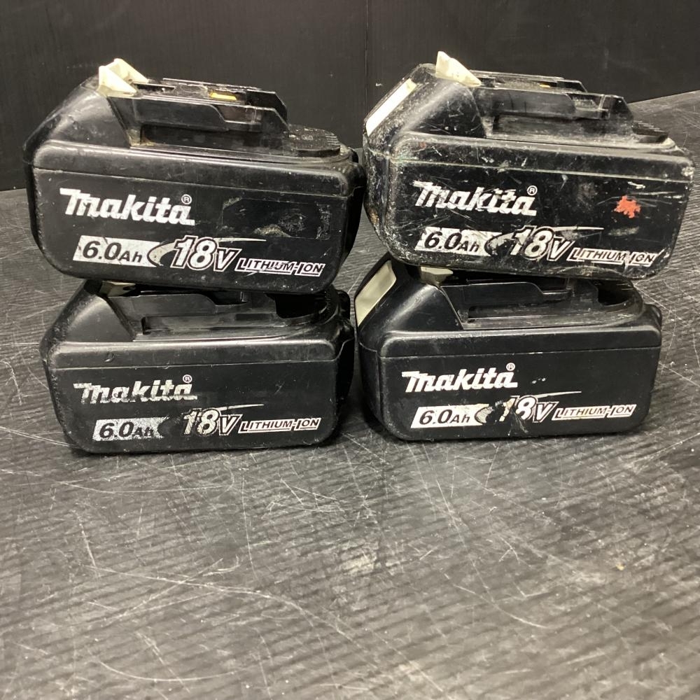 （故障品） BL1860B マキタ純正バッテリー4個