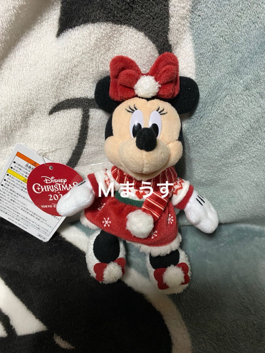 東京ディズニーリゾート　クリスマス　2024 ミニー　ぬいぐるみバッジ　ランド　シー　TDR ぬいば　バッチ Disney