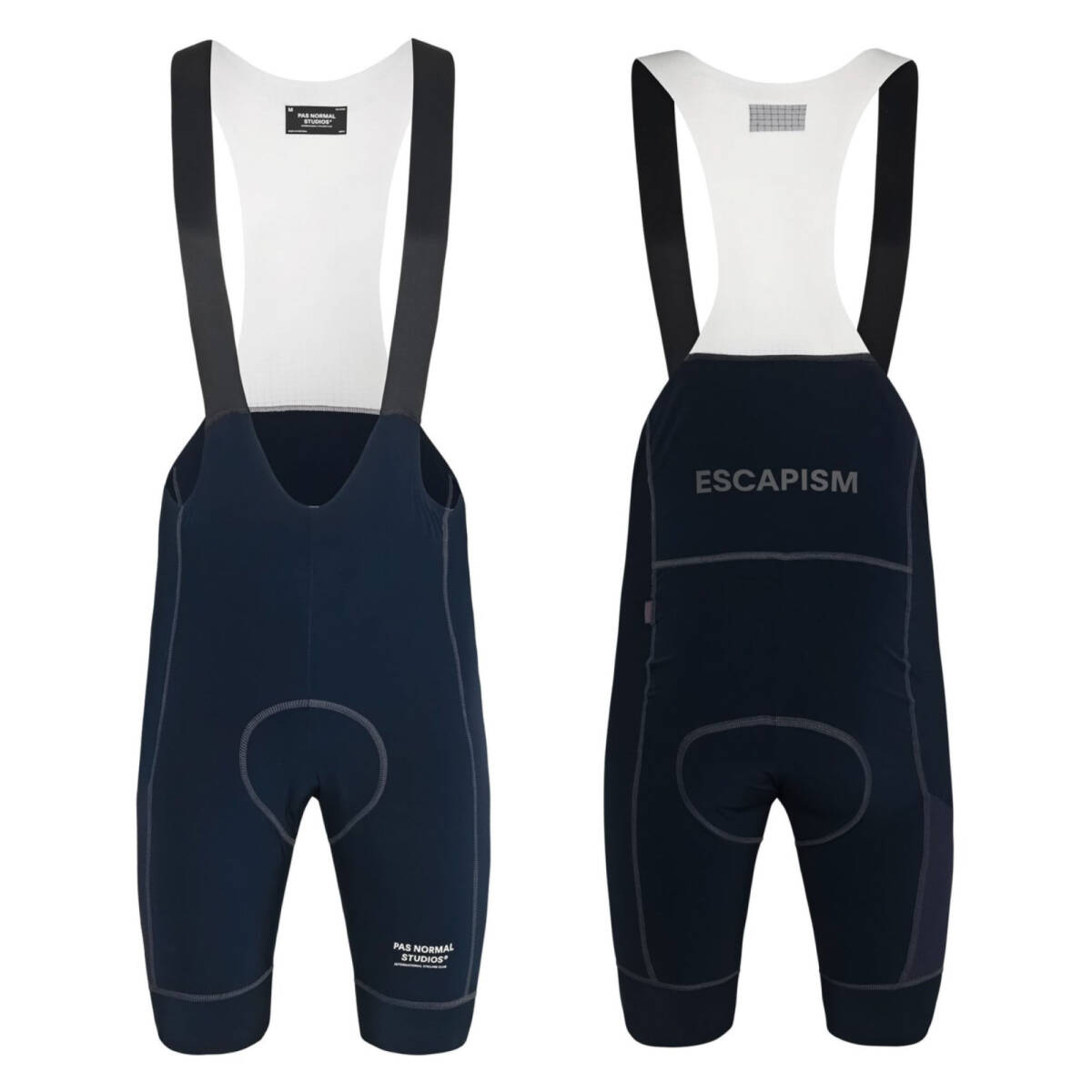 新品 Pas Normal Studios Men′s Escapism Light Bibs XLサイズ ネイビー パスノーマルスタジオ エスケイピズム ライト ビブショーツ Rapha