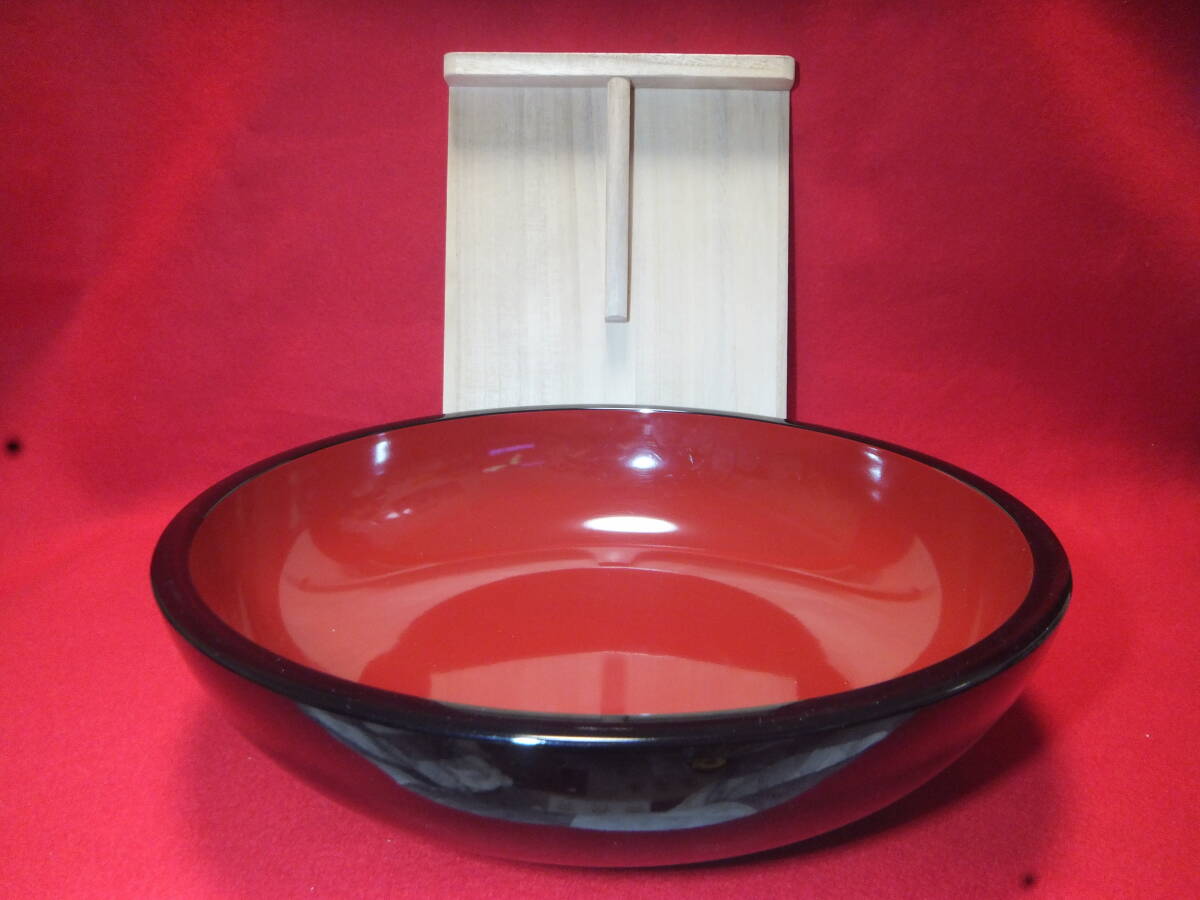 蕎麥　こね鉢　そば打ち道具　うどん打ち　木制漆器　こま板付き（桐）グルメ　調(diào)理道具　