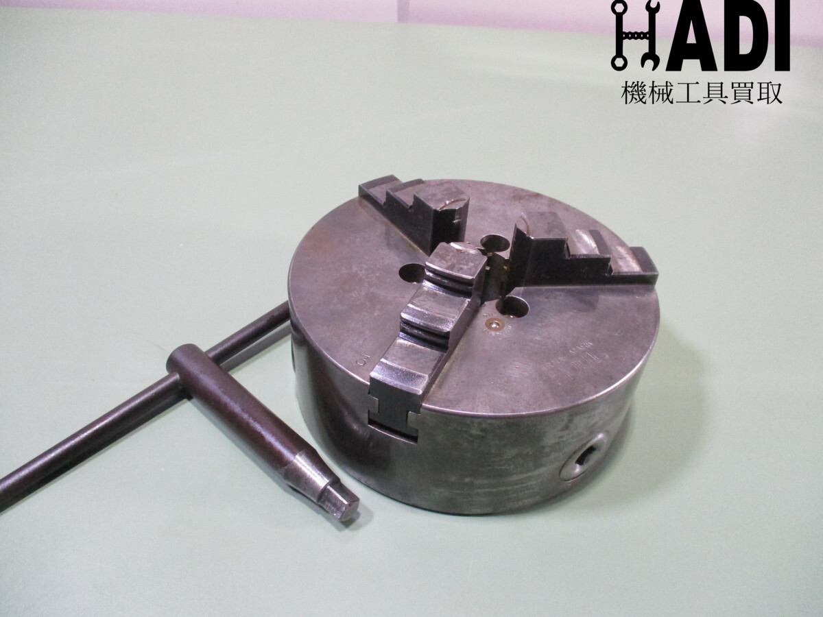 D☆SOUL スクロールチャック ☆三ツ爪☆φ190☆ハンドル付☆品 D☆SOUL スクロールチャック ☆三ツ爪☆φ190☆ハンドル付☆品