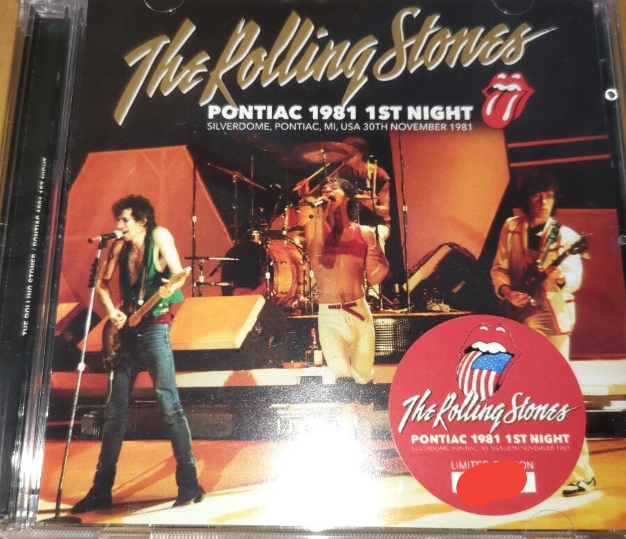 【ROLLING STONES】PONTIAC 1981 1ST NIGHT【NO LABEL】