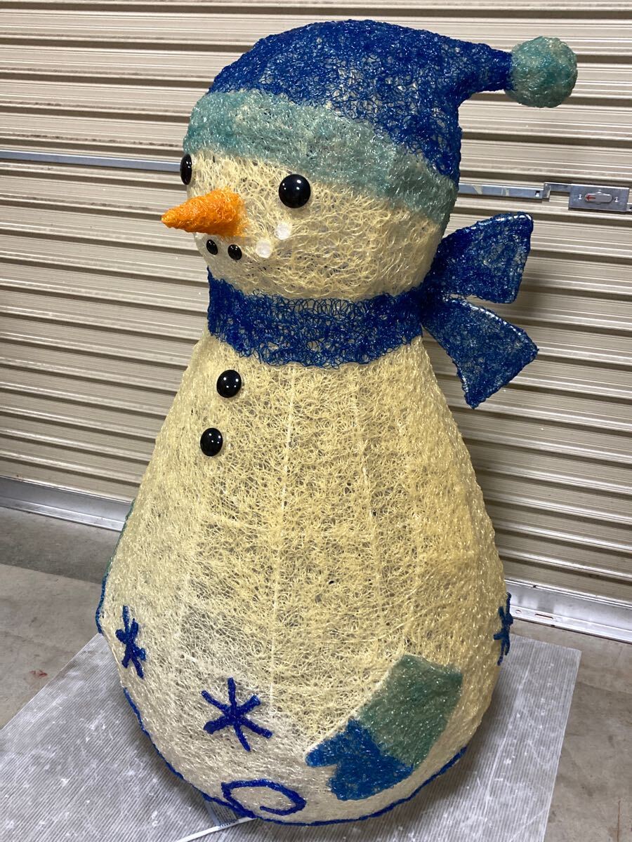 特大 青 LED 雪だるま 立体 イルミネーション クリスマス 3D 電 特大 青 LED 雪だるま 立体 イルミネーション クリスマス 3D 電