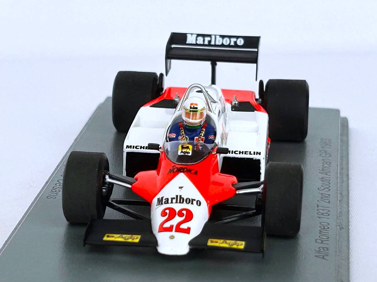 1/43 アルファロメオ 183T 南アフリカGP 2位 #22 A.チェザリス 1/43 アルファロメオ 183T 南アフリカGP 2位 #22 A.チェザリス