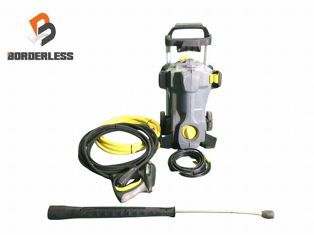 ☆中古品☆KARCHER ケルヒャー 高圧洗浄機 HD4/8P 100V 60Hz 高圧ホース＋水道ホース＋ガン＋ノズル付 業務用 コンパクトクラス 99752